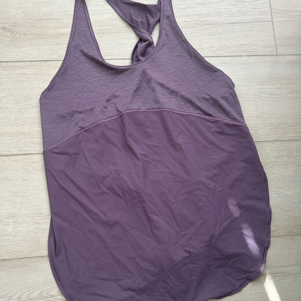lululemon athletica Purple Twist-Back Tank Top